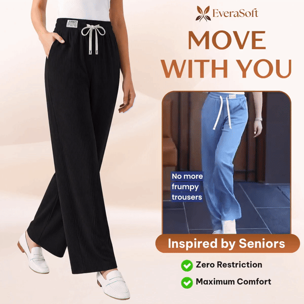 EveraSoft - LAST DAY 70% OFF - Women's Ultra Soft Perfect Drape Pull-On Pants