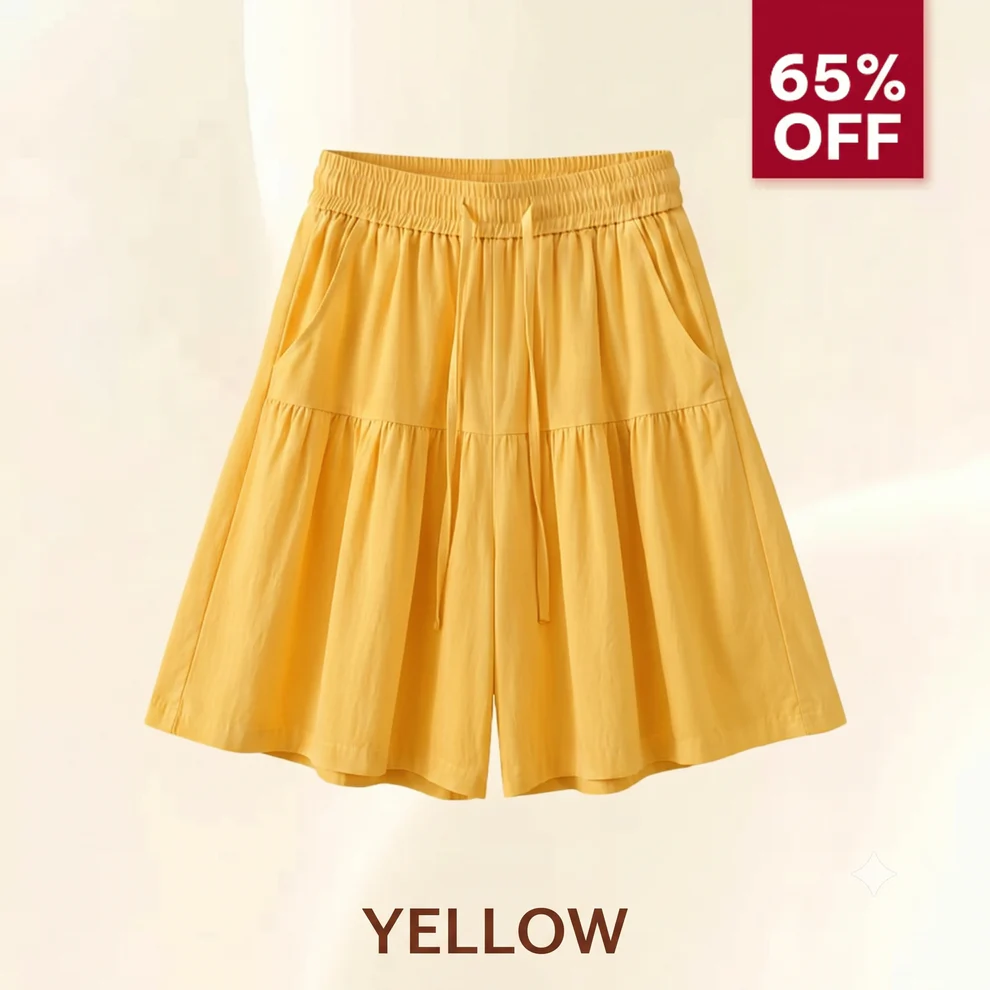 Bloomease - Flowy Skort Shorts for Senior Womens