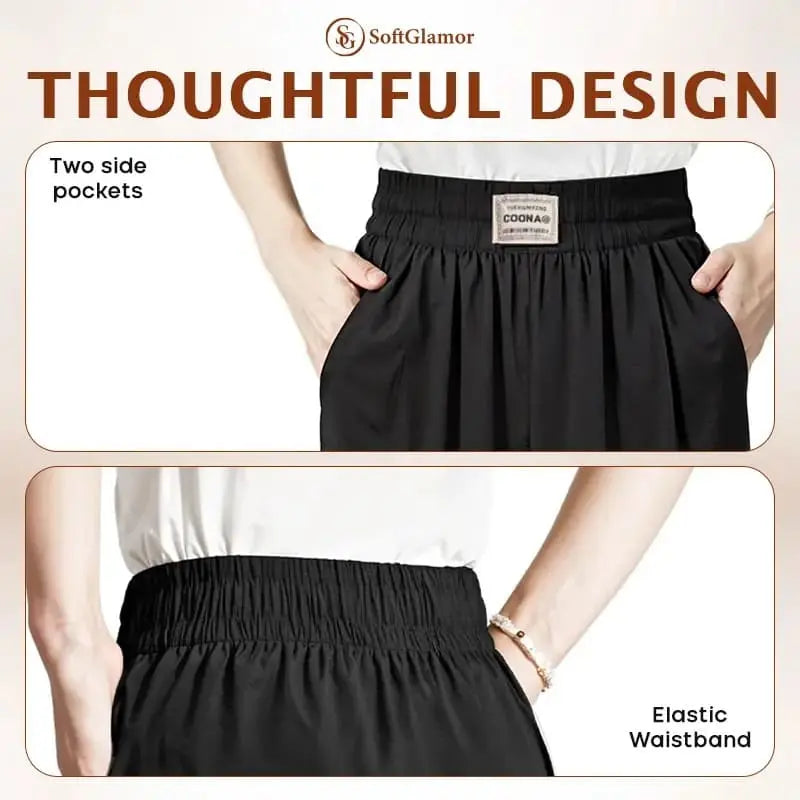 SoftGlamor - LAST DAY SALE 70% OFF - Women's Ultra Soft Perfect Drape Pull-On Pants