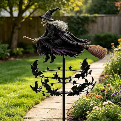 🔥50% Off Last Day -Halloween Early Bird Special🧙‍♀️ The Enchanted Witch Garden Wind Spinner