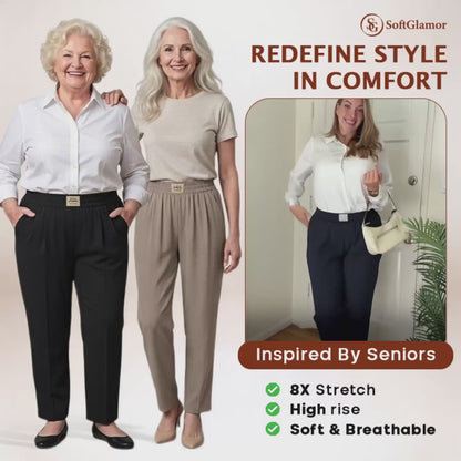 SoftGlamor - LAST DAY SALE 70% OFF - Women's Ultra Soft Perfect Drape Pull-On Pants