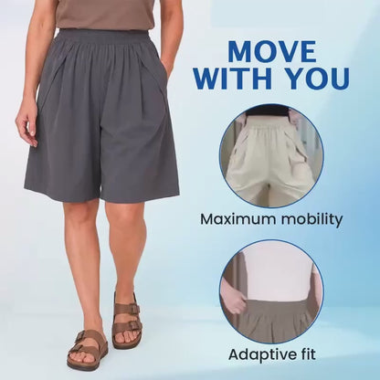 ButterFlex - Cooling Stretch Knee-Length Shorts for Women