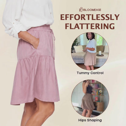 Bloomease - Flowy Skort Shorts for Senior Womens