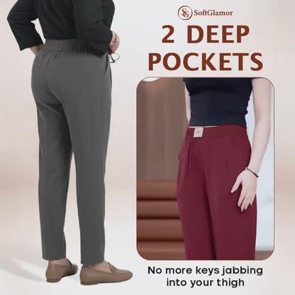SoftGlamor - LAST DAY SALE 70% OFF - Women's Ultra Soft Perfect Drape Pull-On Pants